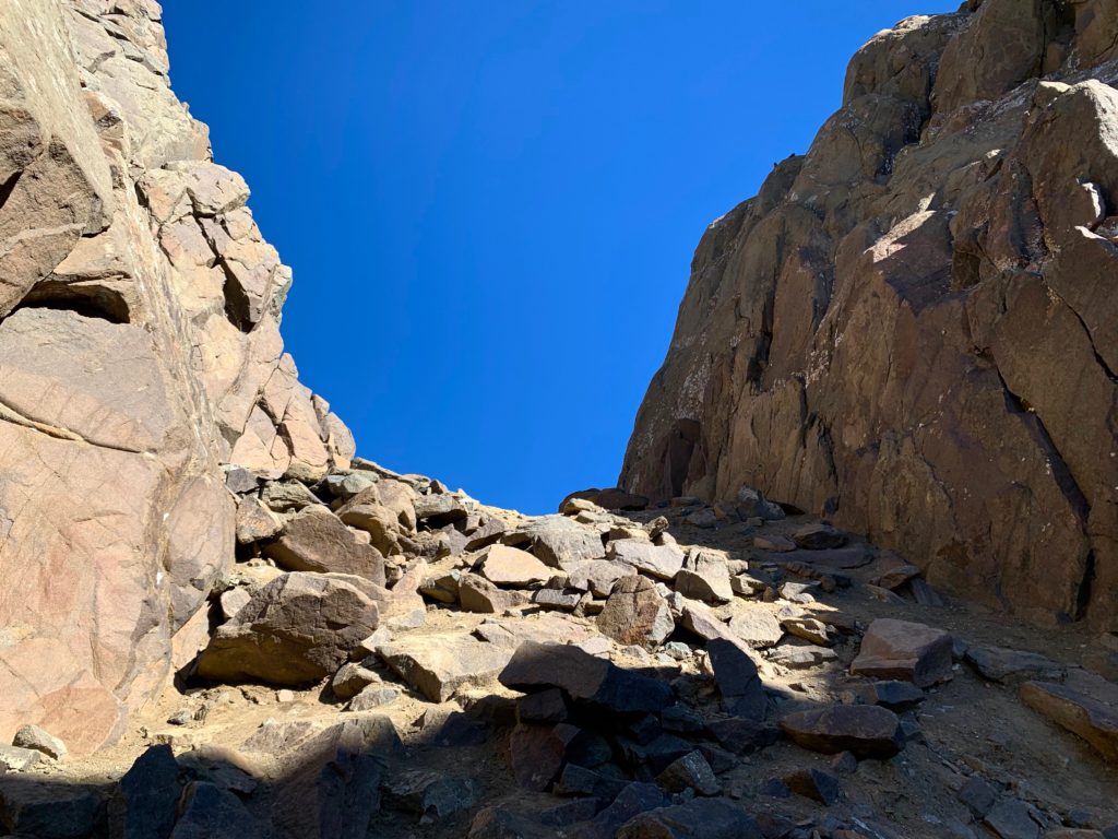 Mt. Sneffels rocky gully
