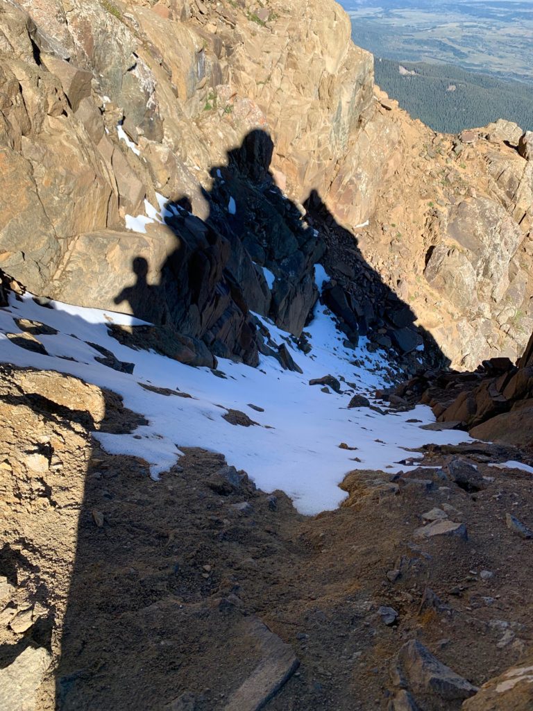 Mt. Sneffels snake couloir

