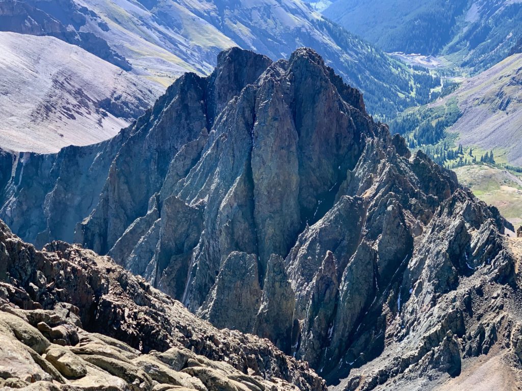 Kismet Peak from Mt. Sneffels
