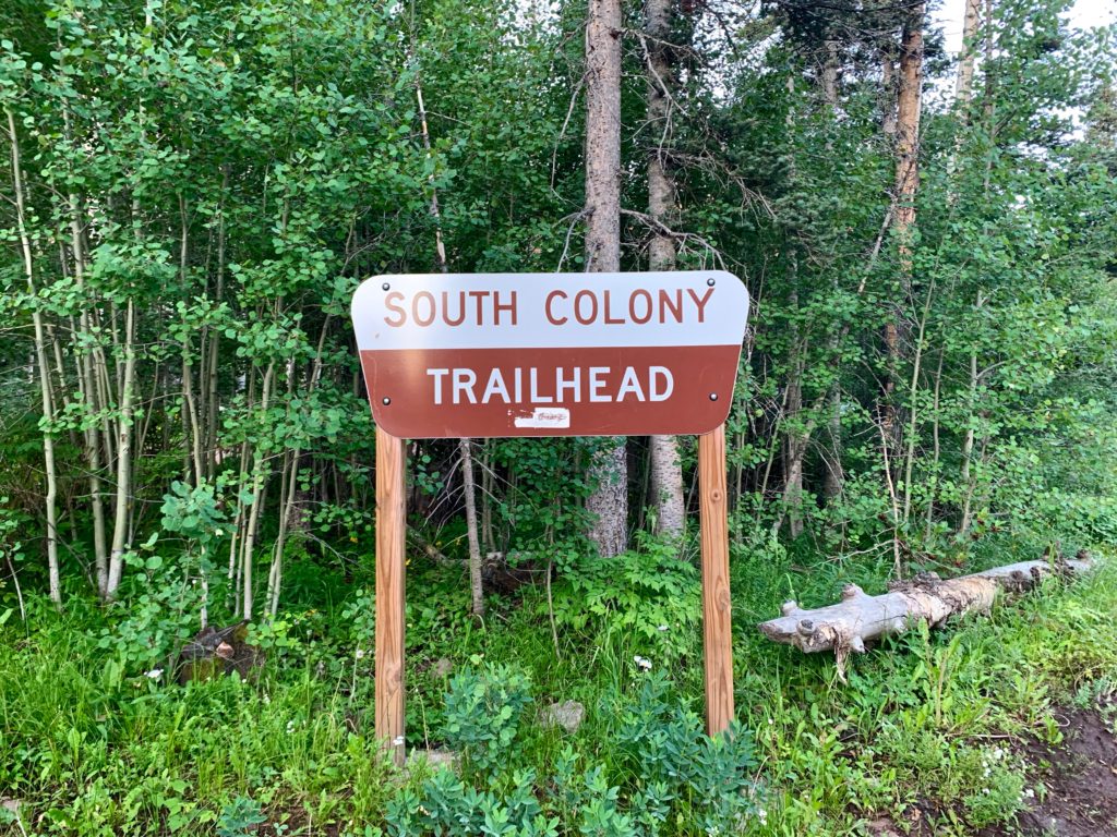 South Colony 4wd trailhead
