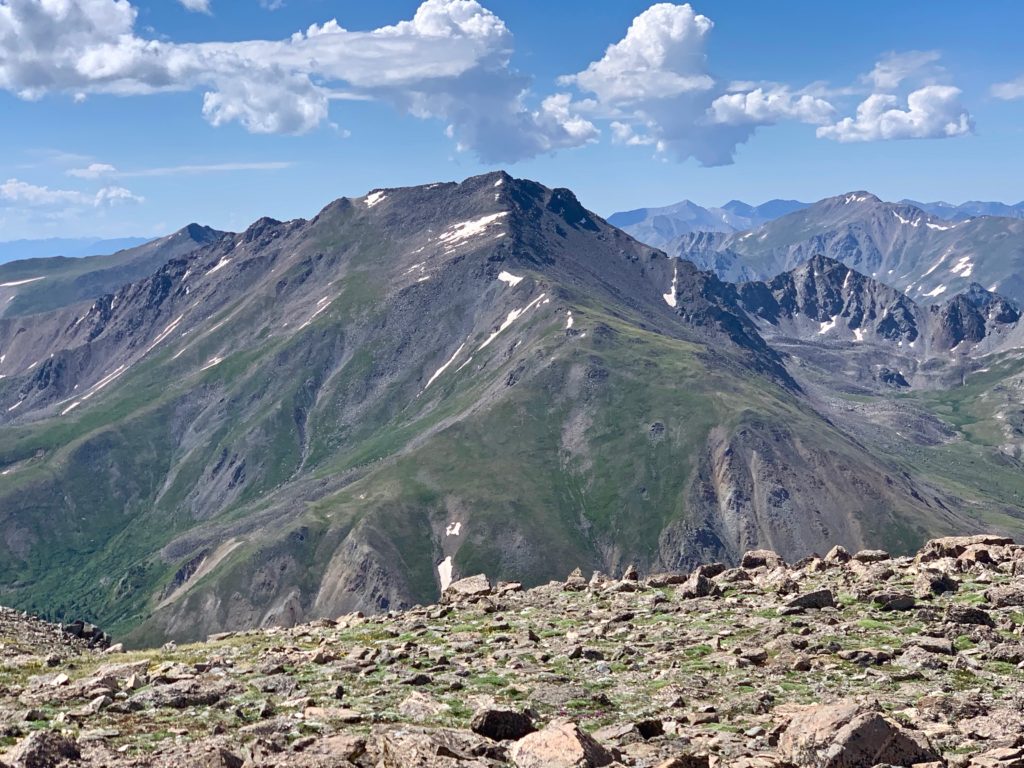 Mt. Harvard from Mt. Oxford
