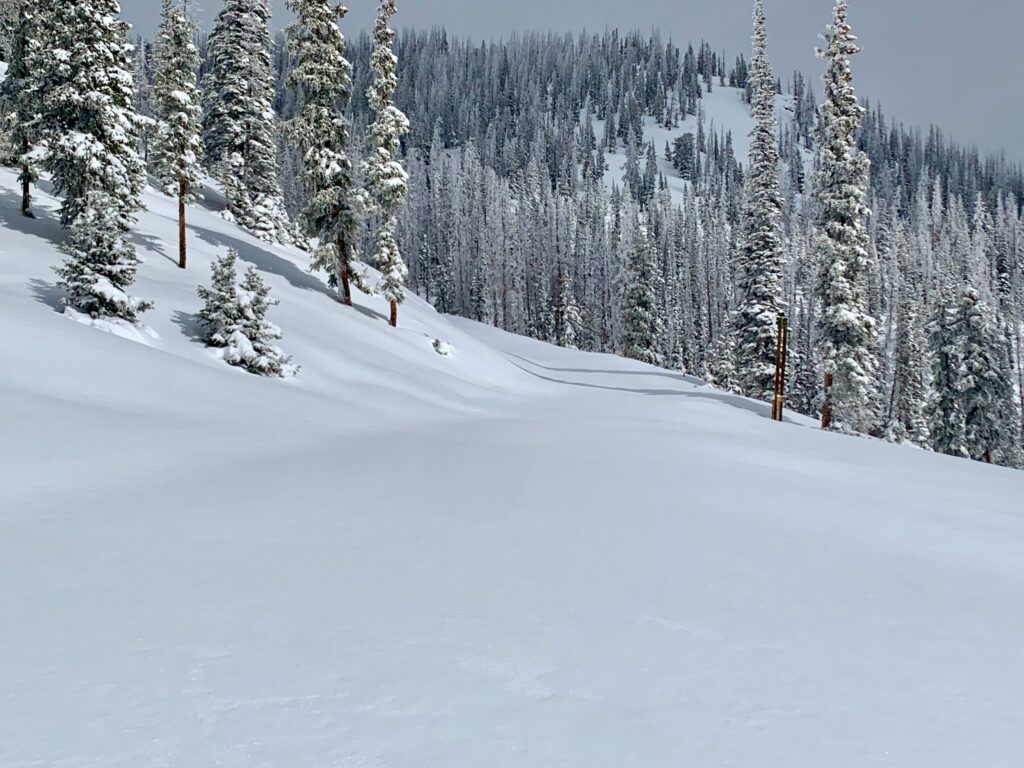 Skiing Monarch Mountain, April 2026.