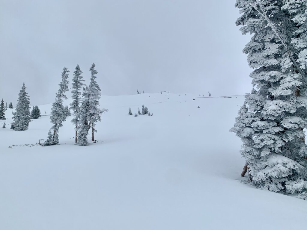 Skiing Monarch Mountain, April 2026.